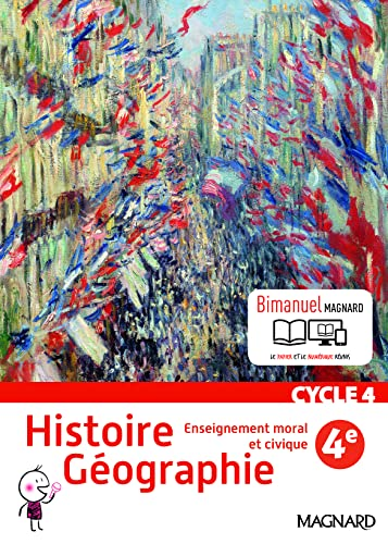 Histoire Géographie Enseignement moral et civique 4e - cycle 4